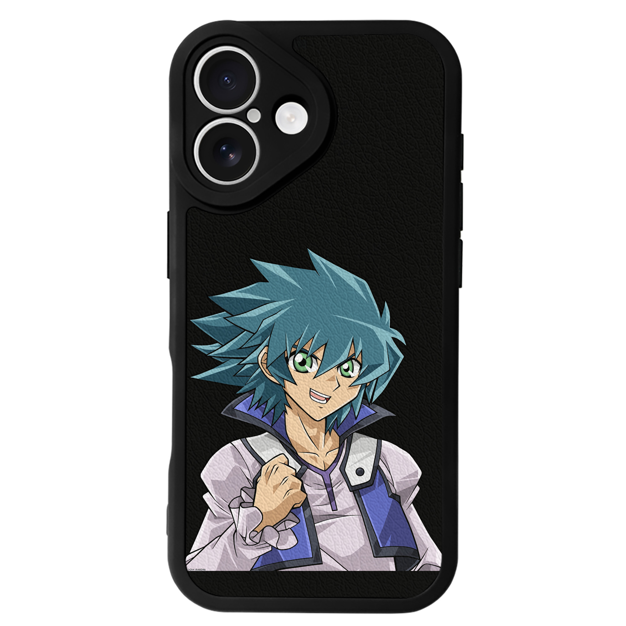 （画像用） 遊☆戯☆王 Yu-Gi-Oh! 【iPhone 16シリーズ対応】シリコンスマホケース（レザー調） 材質：シリコン
